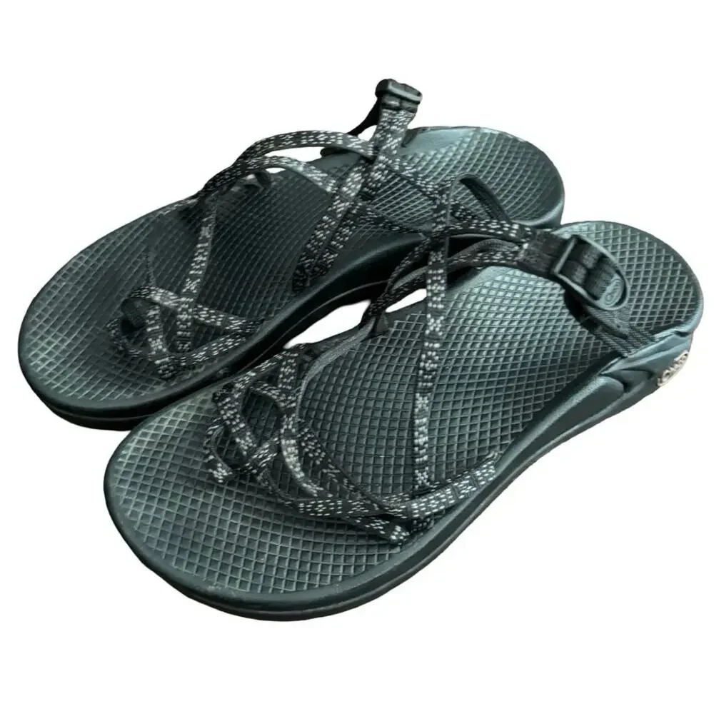 Chaco Black Outdoor Sandals with Adjustable Straps - Picture 5 of 8